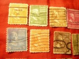Serie mica SUA 1938 Presedinti SUA , 21 valori stampilate, Stampilat