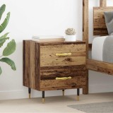 Dulap de noapte Lemn vechi 40 x 35 x 47.5 cm Lemn compozit