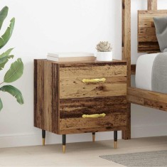 Dulap de noapte Lemn vechi 40 x 35 x 47.5 cm Lemn compozit