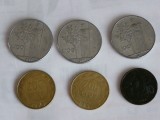 ITALIA 1921-1991 6 MONEZI 10 CENTESIMI , 100 SI 200 LIRE, Europa