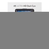 Car DVR camera PNI Voyager S1700 4K UHD, 3 inch screen, cyclic recording, parking monitoring, motion detection, 12V/24V power supply