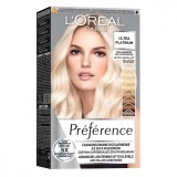 Decolorant de par pana la 9 tonuri Ultra Platinum Preference, 154ml, L&#039;Oreal Paris