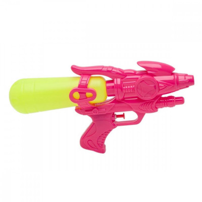Pistol de apă pentru copii roz și galben | Bucurie și distracție la plajă! foto