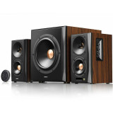 Cumpara ieftin BOXE EDIFIER 2.1 RMS: 155W (2 x 10W 2 x 30W 1 x 75W) bluetooth telecomanda wireless volum bass treble optical coaxial brown &amp;quot;S360DB&amp;quot; (includ