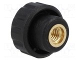 Buton de reglare ELESA GANTER &Oslash; 16mm M5 poliamidă H 13mm