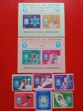 PANAMA, GRENOBLE - COLIȚE + SERIE COMPLETĂ MNH
