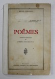 POEMES de MICHEL EMINESCO - VERSION FRANCAISE DE PIERRE NICOLESCO (1931)