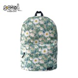 Ghiozdan CLASSIC, FLOWERS, 43x30x16 cm &ndash; S-COOL