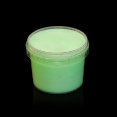 Vopsea glow in the dark fosforescenta, luminescenta, transparenta care lumineaza verde recipient 30 g foto