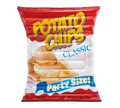Saltea gonflabila pentru piscina, Intex 58776 Potato Chips, multicolor, 178 x 140 cm, pentru adulti si copii