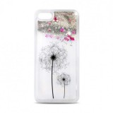 Husa Capac TPU Flower Sams A310 Galaxy A3 (2016) Silver