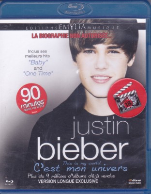 Blu Ray: Justin Biber - This is My World ( original, in engleza si franceza ) foto