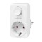 ADAPTOR LOGILINK, Schuko x 1, functie ajustare luminoasa, indicator led, IP20, 230 V/16 A, 50 Hz, 20-400 W pentru becuri luminoase, alb &quot;PA0151&quot; (incl