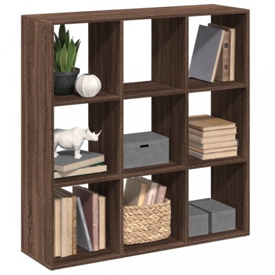vidaXL Bibliotecă/separator cameră stejar maro 102x29x103,5 cm lemn foto