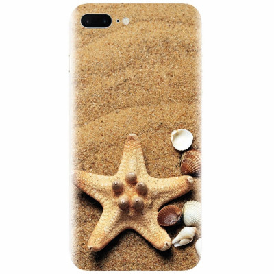 Husa silicon pentru Apple Iphone 8 Plus, Sea Shells foto