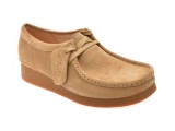 Cumpara ieftin Mocasini CLARKS maro, WALLABEE EVO, din piele intoarsa