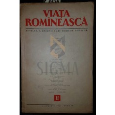 VIATA ROMANEASCA, noiembrie 1956