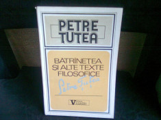 BATRINETEA SI ALTE TEXTE FILOSOFICE - PETRE TUTEA foto