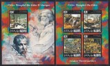 Maldive 2014 - Picturi &ndash; Pieter Brueghel cel Bătr&acirc;n și cel T&acirc;năr, Colita + Bloc, MNH