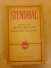 Viata lui Henry Brulard , Amintiri egoiste - STENDHAL foto