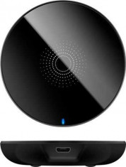 Incarcator fara fir wireless (5 W), negru- pentru telefoane inteligente si dispozitive standard QI foto