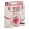 Mini set creativ DIY de brodat, floare roz