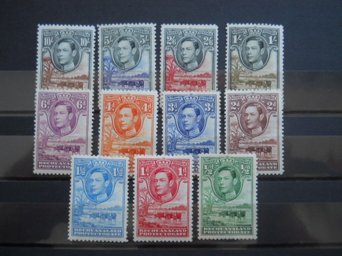 SERIE COLONII BRITANICE BECHUANALAND,GEORGE VI