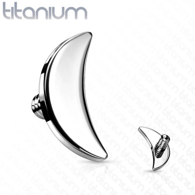 Cap de &amp;icirc;nlocuire pentru implant din titan, semilună 3 mm, grosime 1,2 mm foto