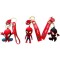Set 3 figurine breloc Spider-Man, 5-6 cm, multicolore