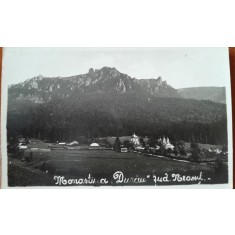 Carte postala, Manastirea Durau, judetul Neamt, perioada interbelica