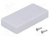 Carcasa ABS, 40mmx80mmx15mm, IP54, HAMMOND - 1551LGY