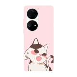Husa compatibila cu Huawei Nova Y70 model So sweet, Silicon, TPU, Viceversa, Transparent, Carcasa