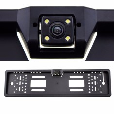 Suport Numar Inmatriculare cu Camera marsarier auto cu 4LED NightVision foto