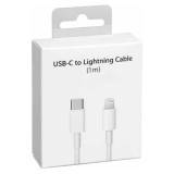 OEM (MX0K2B) - Cablu Date si Incarcare, USB-C la Lightning, 20W, 1m, White [blister]