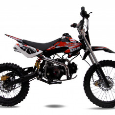 Motocicleta cross copii KXD 125cc DB 607, 4T, roti 17&quot;/14&quot;, culoare ne Cod Produs: MX_NEW 7010BR