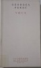 Voeux - Georges Perec - Roman Beletristica - Carte Noua/Anticariat
