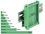 Suport de placa (72 mm) pentru sina DIN 10cm, Delock 65984