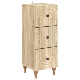 vidaXL Dulap cu sertare Stejar Sonoma 33 x 34,5 x 90 cm Lemn prelucrat 894157