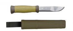 Cutit bushcraft/camping/supravietuire Morakniv 2000, verde. foto