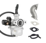 Carburator ATV 125cc + Gat + Garnitura Textolit, Soc Manual, TMMP