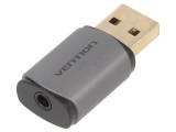Card Extensie PC Audio USB Jack 3.5mm Gri