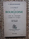 L&#039;esprit de bourgeoisie ou rien ne renseigne comme les visages - Massenet