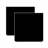 Cumpara ieftin Set 2 Aparatori Noroi Cauciuc VAN 26x26cm Negru AVEX Camion Remorca Componente Caroserie WA0140 288175000 IT610