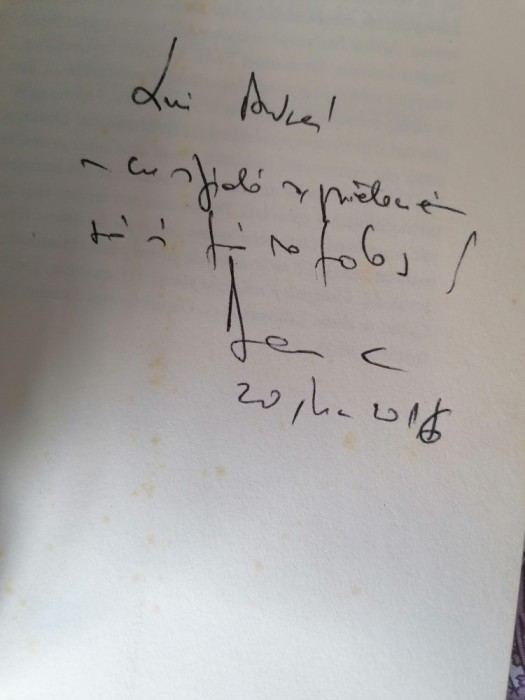 Dan C. Mihailescu - Castelul, biblioteca, puscaria (autograf)