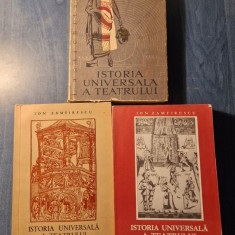 Istoria universala a teatrului 3 volume Ion Zamfirescu