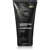 Organic Shop Men Blackwood &amp; Mint gel pentru bărbierit cu efect revigorant 150 ml