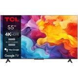 Televizor LED TCL 55V6B, 139 cm, Smart Google TV, 4K Ultra HD, Clasa E