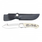 Cutit Vanator pentru jupuit si eviscerat, Lama inox 9.5cm, Albainox 32200GR574, Joker