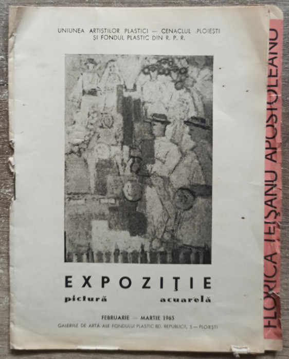 Expozitie de pictura si acuarela Florica Teisanu Apostoleanu 1965