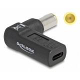 Adaptor de alimentare, Delock, USB-C, Compatibil cu IBM, Negru